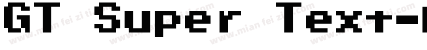 GT Super Text字体转换